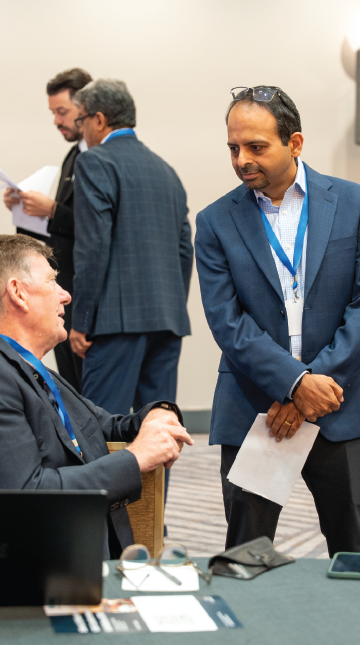 AI in Oil and Gas professionals networking on digital transformation strategies, energy conference networking, AI in oil industry