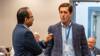 oil and gas networking event, digital twin conference attendees, industry professionals meeting