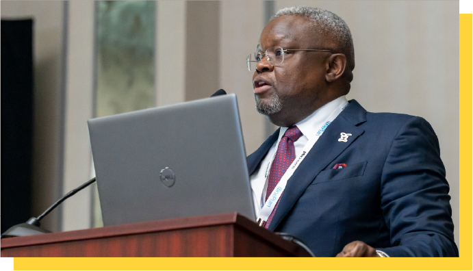 Delegates networking at AI in Oil and Gas conference, Panelists discussing machine learning applications during AI in Oil and Gas conference, Professional conversation during energy technology summit