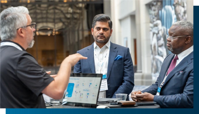 Audience engagement during AI technology forum, Participant contributing to oil and gas innovation panel, Live Q&A session at industrial digitalization conference